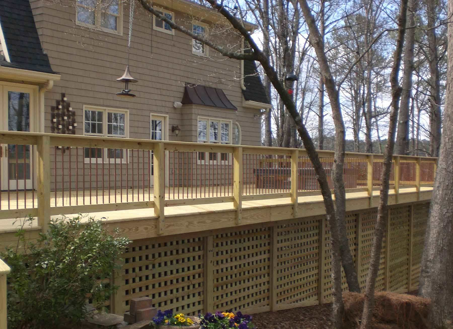 Long Fence Decks Fence Ideas Site in proportions 1800 X 1310