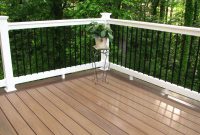 Longevity Black Aluminum Balusters With White Pvc Deck Railing And pertaining to sizing 2272 X 1704