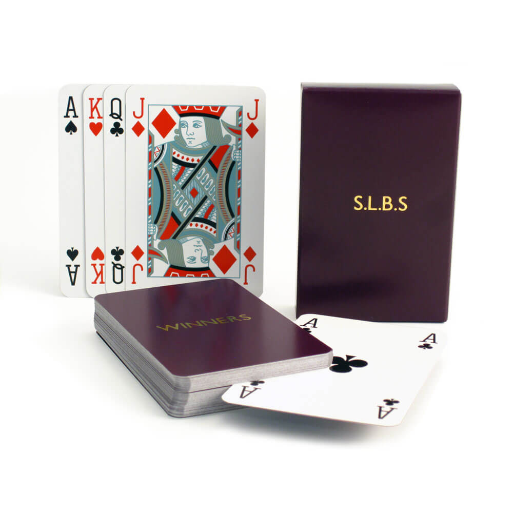 Luxury Personalised Playing Cards Single Pack Simon Lucas pertaining to sizing 1000 X 1000