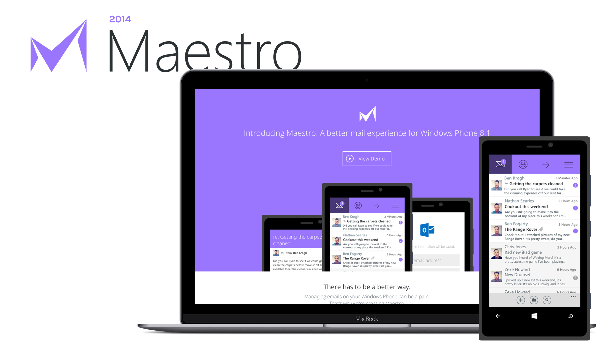 Maestro Email App Design throughout proportions 2340 X 1340