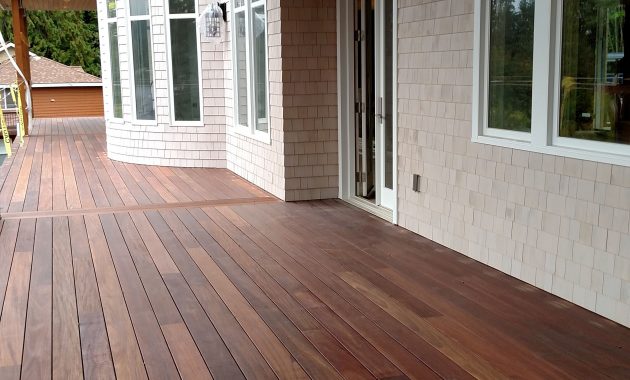 Mahogany Decking Applied With Penofin Exotic Hardwood Exterior Stain pertaining to proportions 2952 X 5248