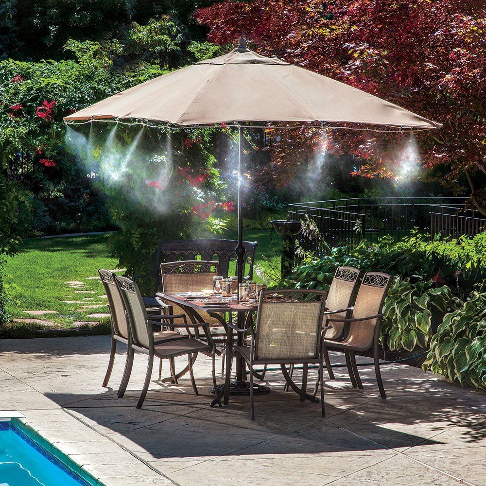 Mist Cooling Kit Deck Misting System Patio Outdoor Water Mister with measurements 1000 X 1000