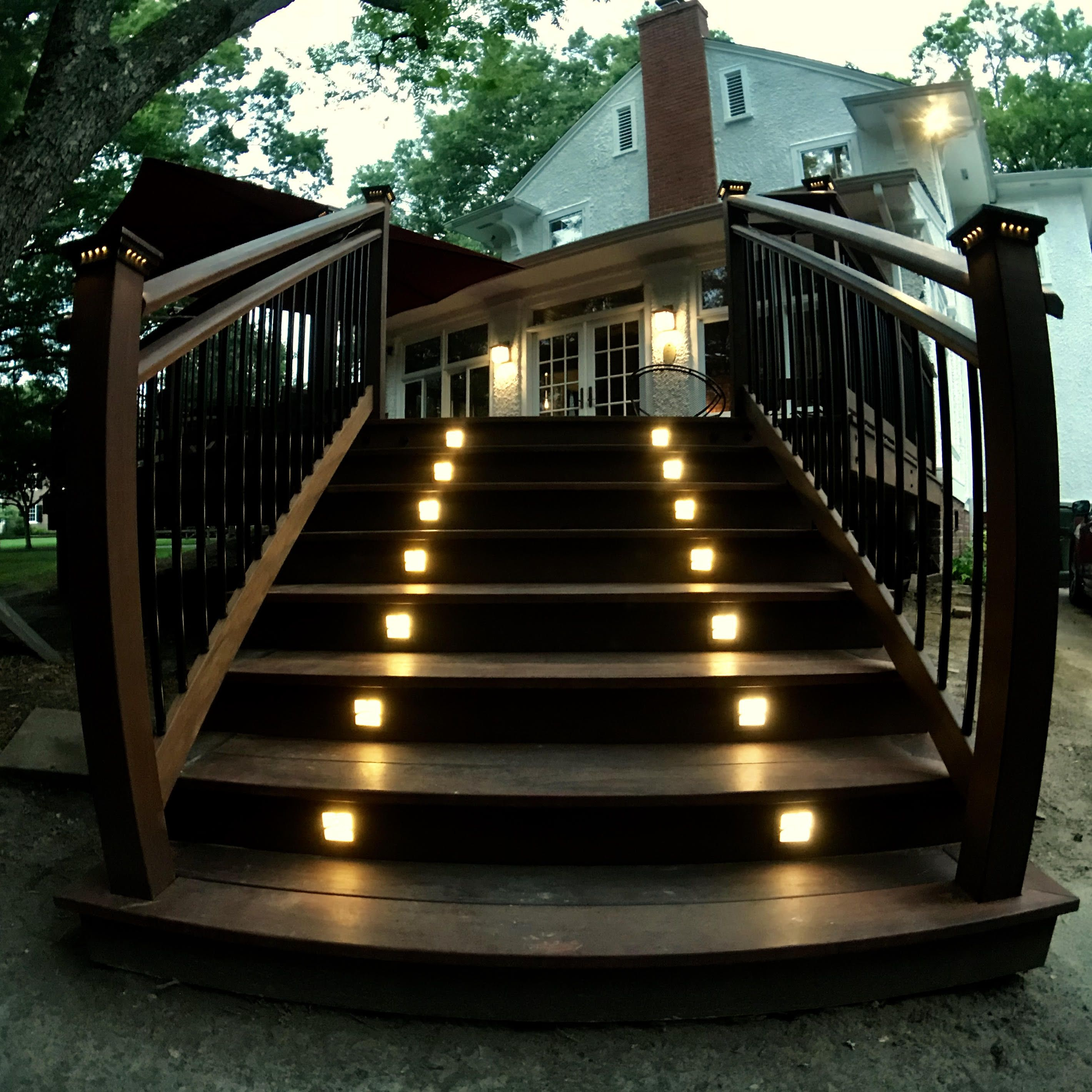 Moab Recessed Step Light Highpoint Deck Lighting Midnight Black throughout proportions 2839 X 2839