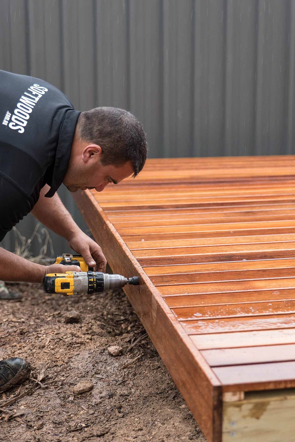 Modular Decking Kit Treated Pine Merbau Softwoods in size 970 X 1453