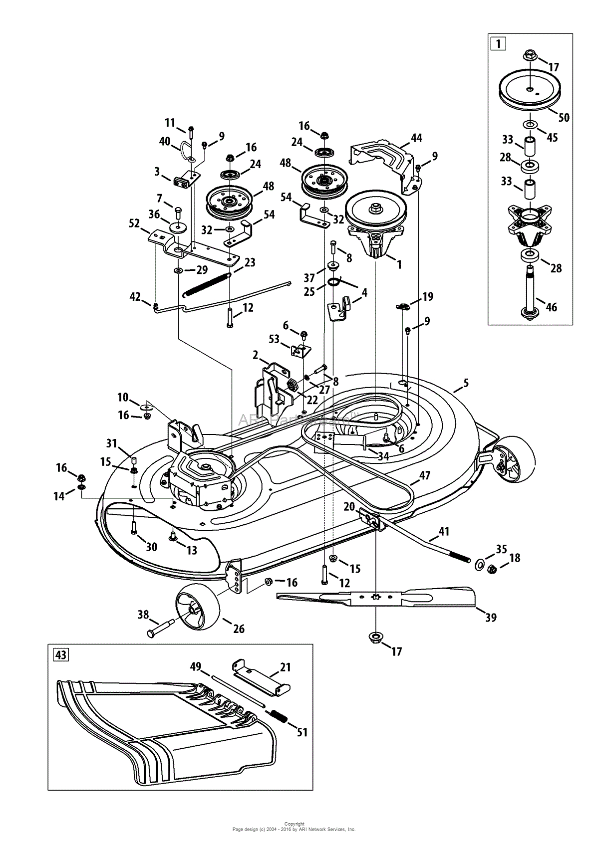Mower Deck Belt Diagram Sears Craftsman Lawn Tractor Parts Diagram with regard to size 1180 X 1696