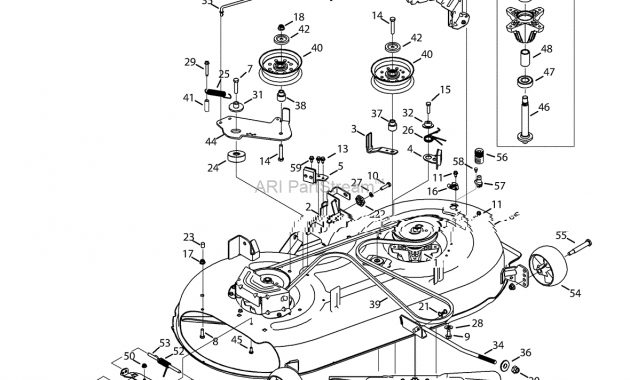 Mtd 13ax795s004 2015 Parts Diagram For Mower Deck 42 Inch with sizing 1180 X 1527