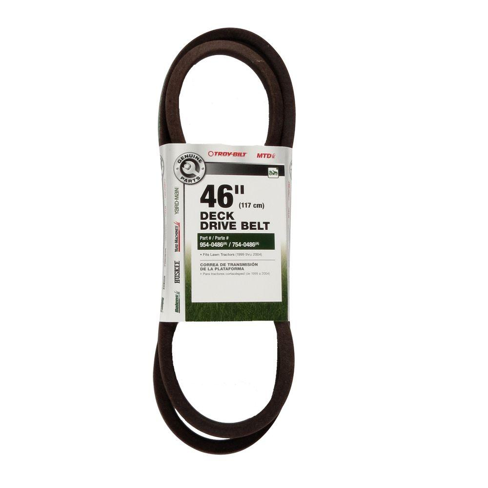 Mtd Genuine Factory Parts Deck Drive Belt For 46 In Lawn Tractors within dimensions 1000 X 1000