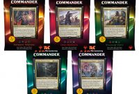 Mtg Commander 2016 Decks Set Of 5 Magic Products Commander pertaining to measurements 1073 X 900