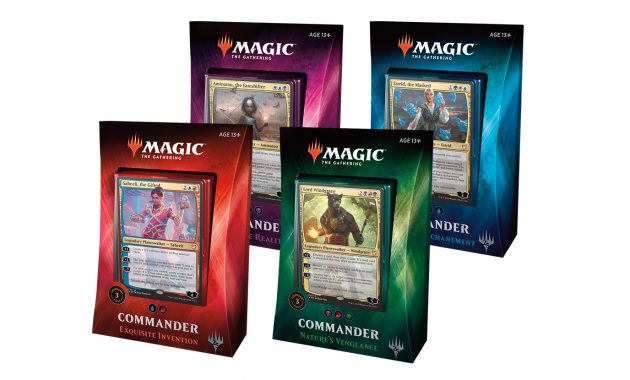 Mtg Commander 2018 Decks Set Of 4 Tcg Magic Products with regard to measurements 1376 X 888