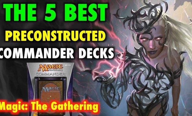 Mtg The 5 Best Preconstructed Commander Decks For Magic The Gathering pertaining to dimensions 1280 X 720