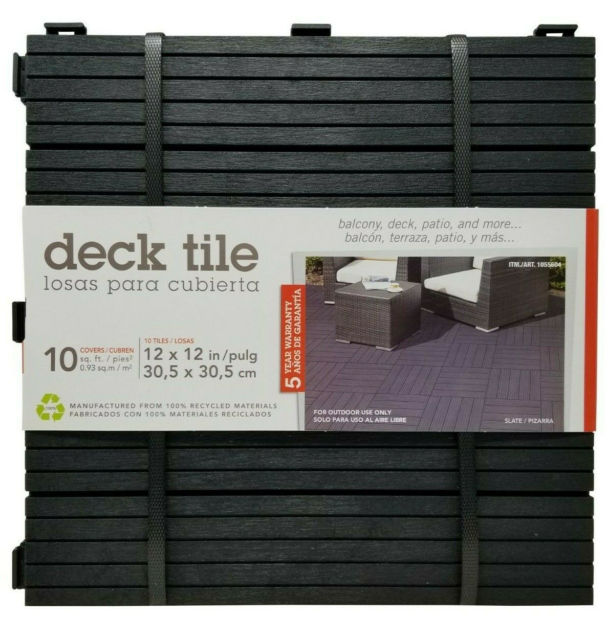 Multy Home 10 Pack Deck And Balcony Tile 12 12 Inch Per Piece in proportions 1186 X 1252