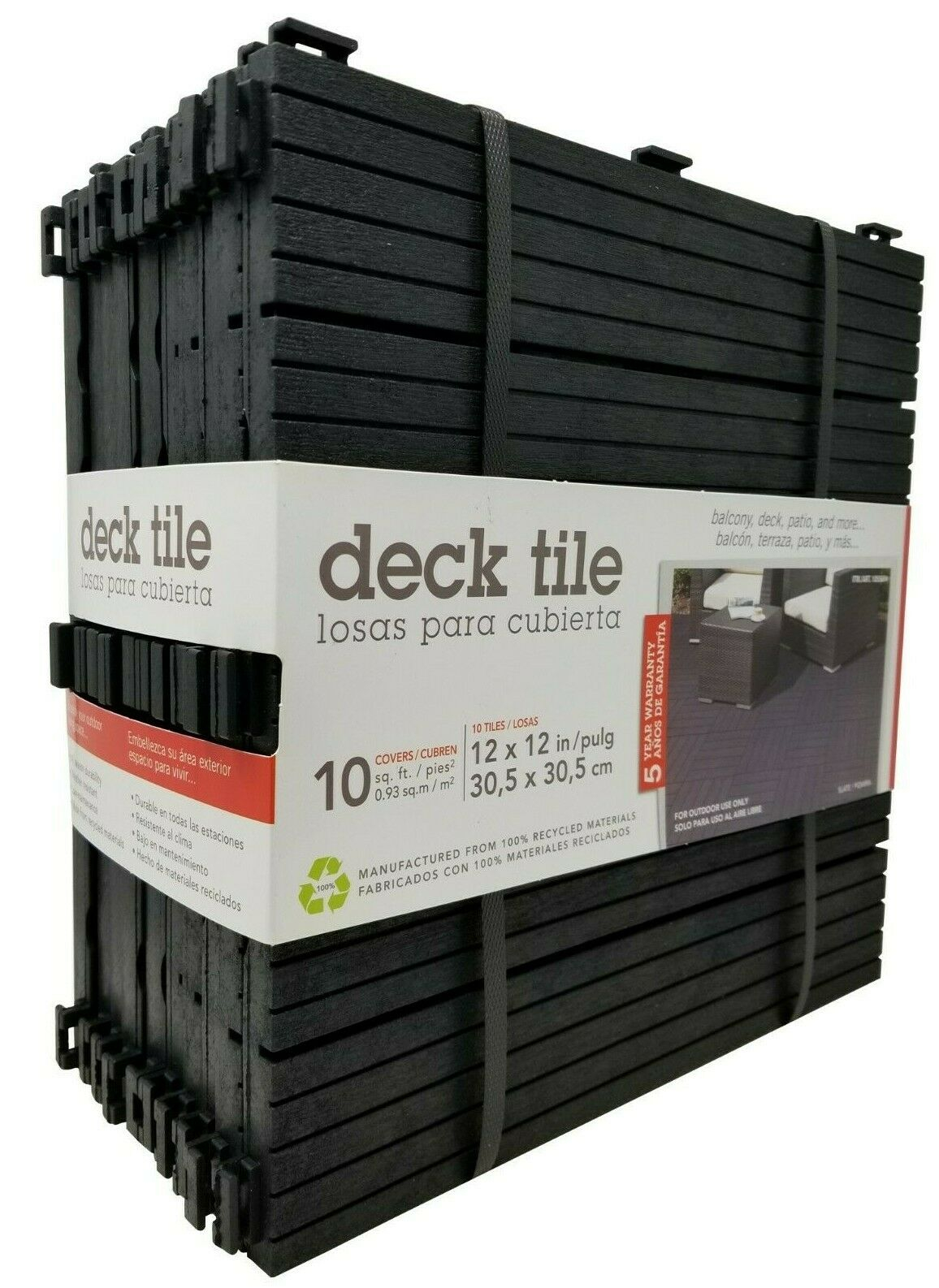 Multy Home 10 Pack Deck And Balcony Tile 12 12 Inch Per Piece regarding measurements 1156 X 1586