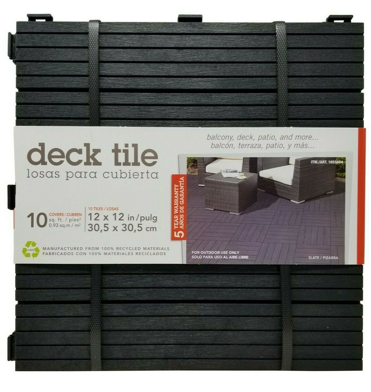 Multy Home 10 Pack Deck And Balcony Tile 12 12 Inch Per Piece with regard to dimensions 1186 X 1252