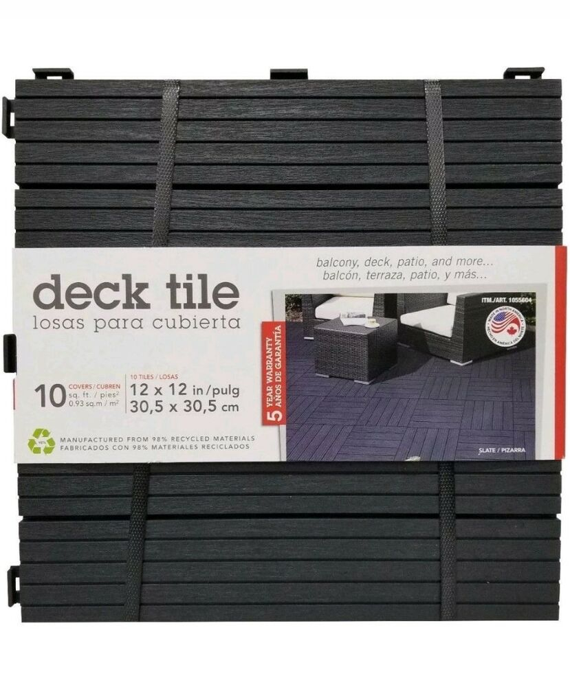 Multy Home Deck Tile Covers 10 Sqft Balconydeckpatio 1x1 Each within dimensions 829 X 1000