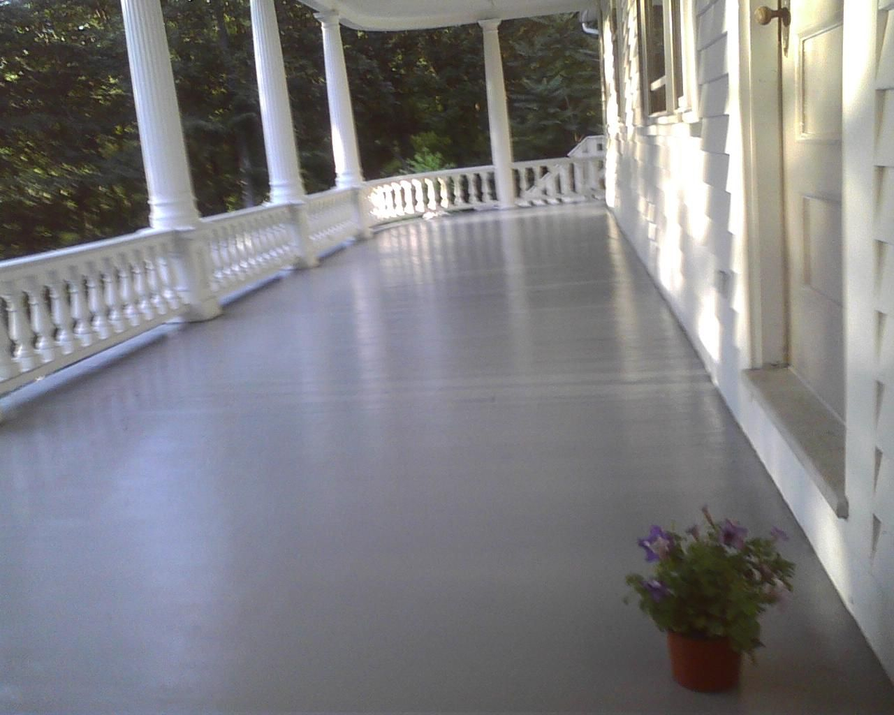 My Connecticut Country Home Behr Slate Gray Porch Paint Porch regarding dimensions 1280 X 1024
