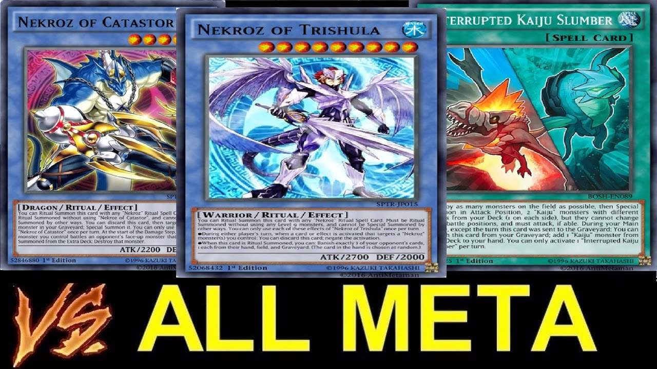 Nekroz Kaiju Vsall Meta Decks Nekroz Dead Going 2nd pertaining to sizing 1280 X 720