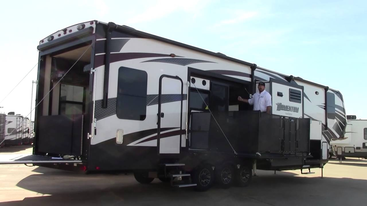 New 2017 Grand Design Momentum 399th Fifth Wheel Toy Hauler Rv intended for size 1280 X 720