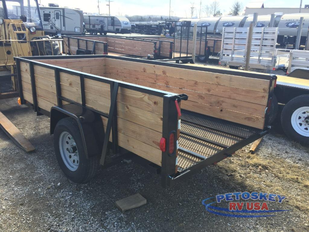 New 2018 Forest River Utility Trailers 5x8 Sa Wood Sided Utility intended for dimensions 1024 X 768