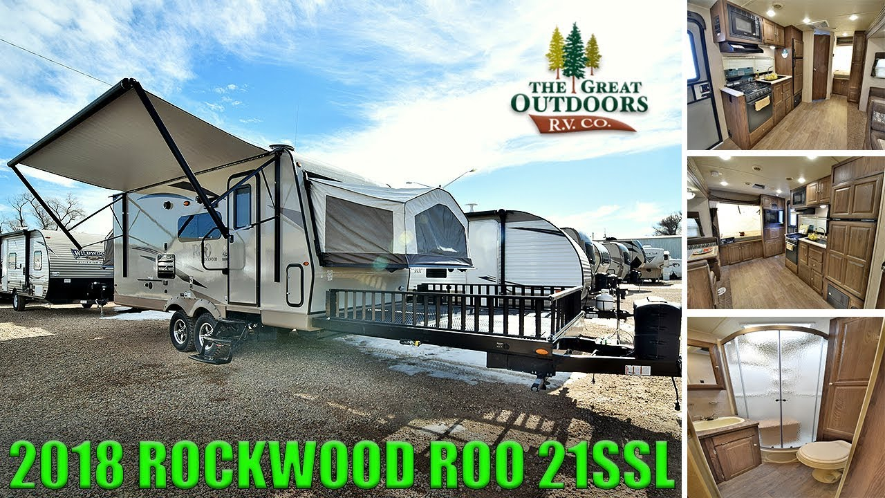 New 2018 Hybrid Toy Hauler Rockwood Roo 21ssl Camper Colorado Rv within dimensions 1280 X 720