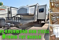 New 2019 Hybrid Rockwood Roo 21ssl Toy Hauler Rv Travel Trailer with regard to size 1280 X 720