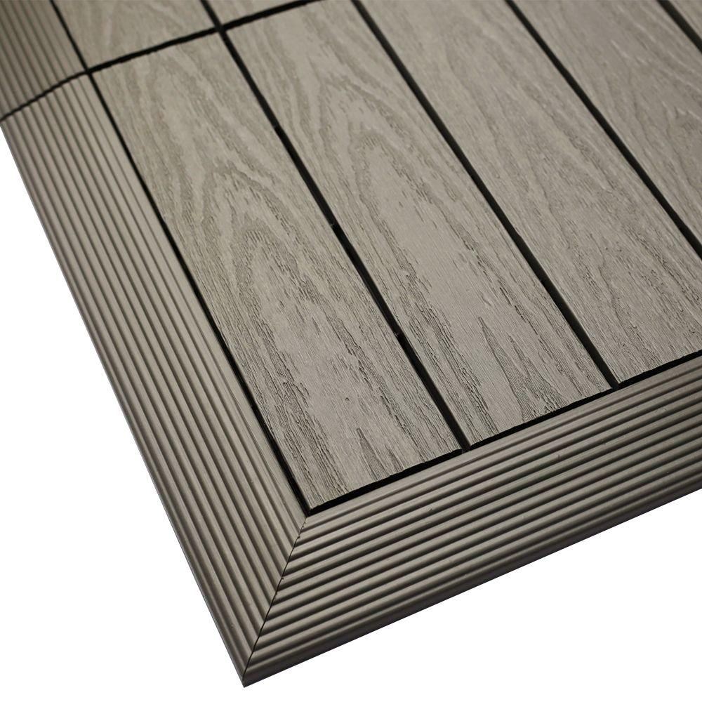 Newtechwood 16 Ft X 1 Ft Quick Deck Composite Deck Tile Outside for sizing 1000 X 1000