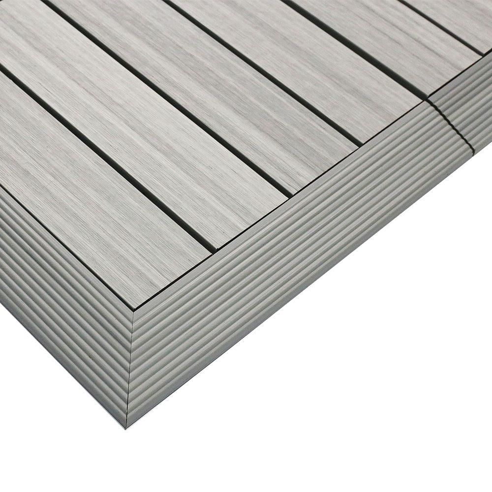 Newtechwood 16 Ft X 1 Ft Quick Deck Composite Deck Tile Outside pertaining to size 1000 X 1000