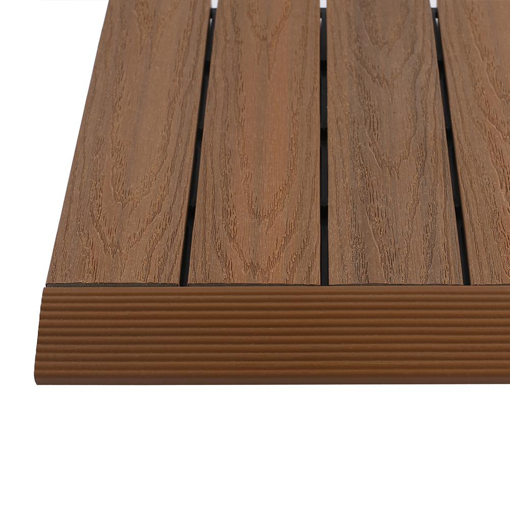 Newtechwood 16 Ft X 1 Ft Quick Deck Composite Deck Tile Straight with regard to sizing 1000 X 1000