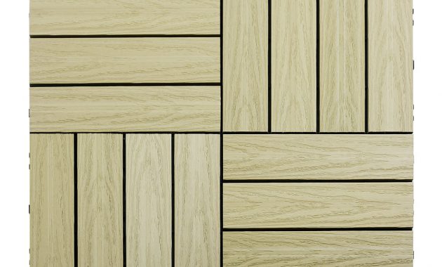 Newtechwood Naturale Composite 12 X 12 Interlocking Deck Tiles In inside measurements 1000 X 1000