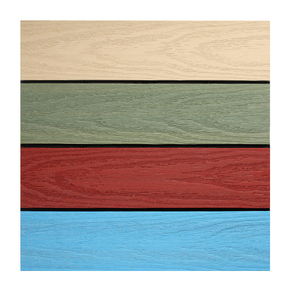 Newtechwood Ultrashield Naturale 12 X 12 Composite Interlocking in measurements 1000 X 1000