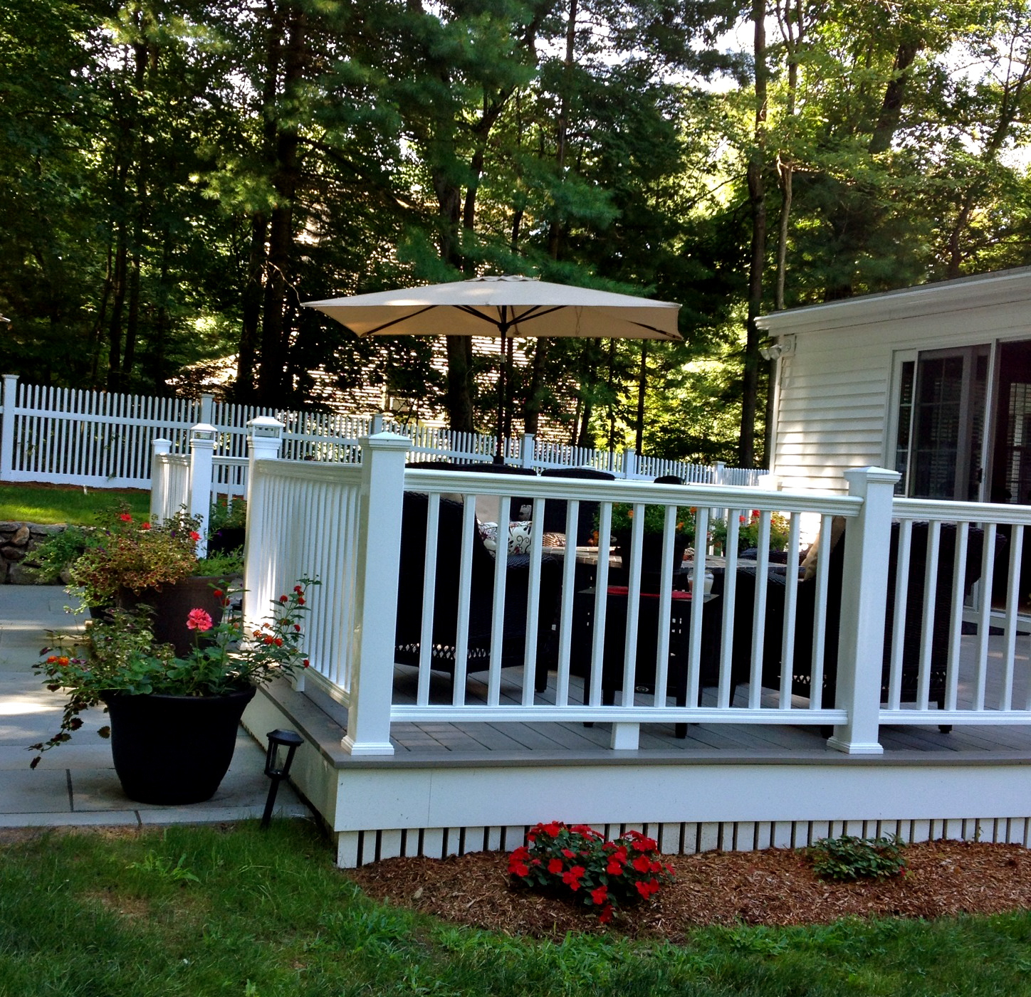 Northborough Ma Deck Installation With Certainteed Products in measurements 1448 X 1401