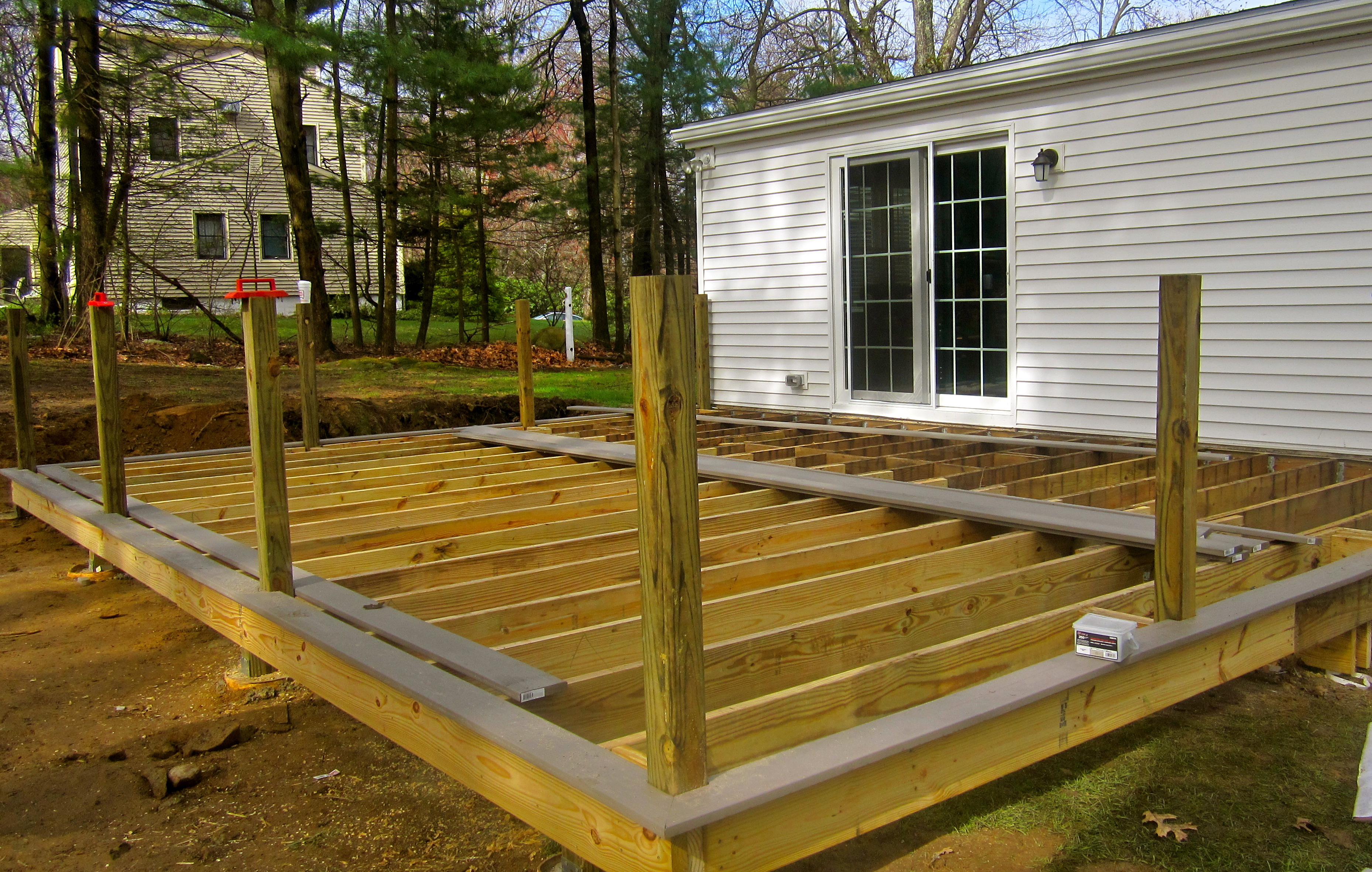 Northborough Ma Deck Installation With Certainteed Products intended for measurements 3716 X 2363