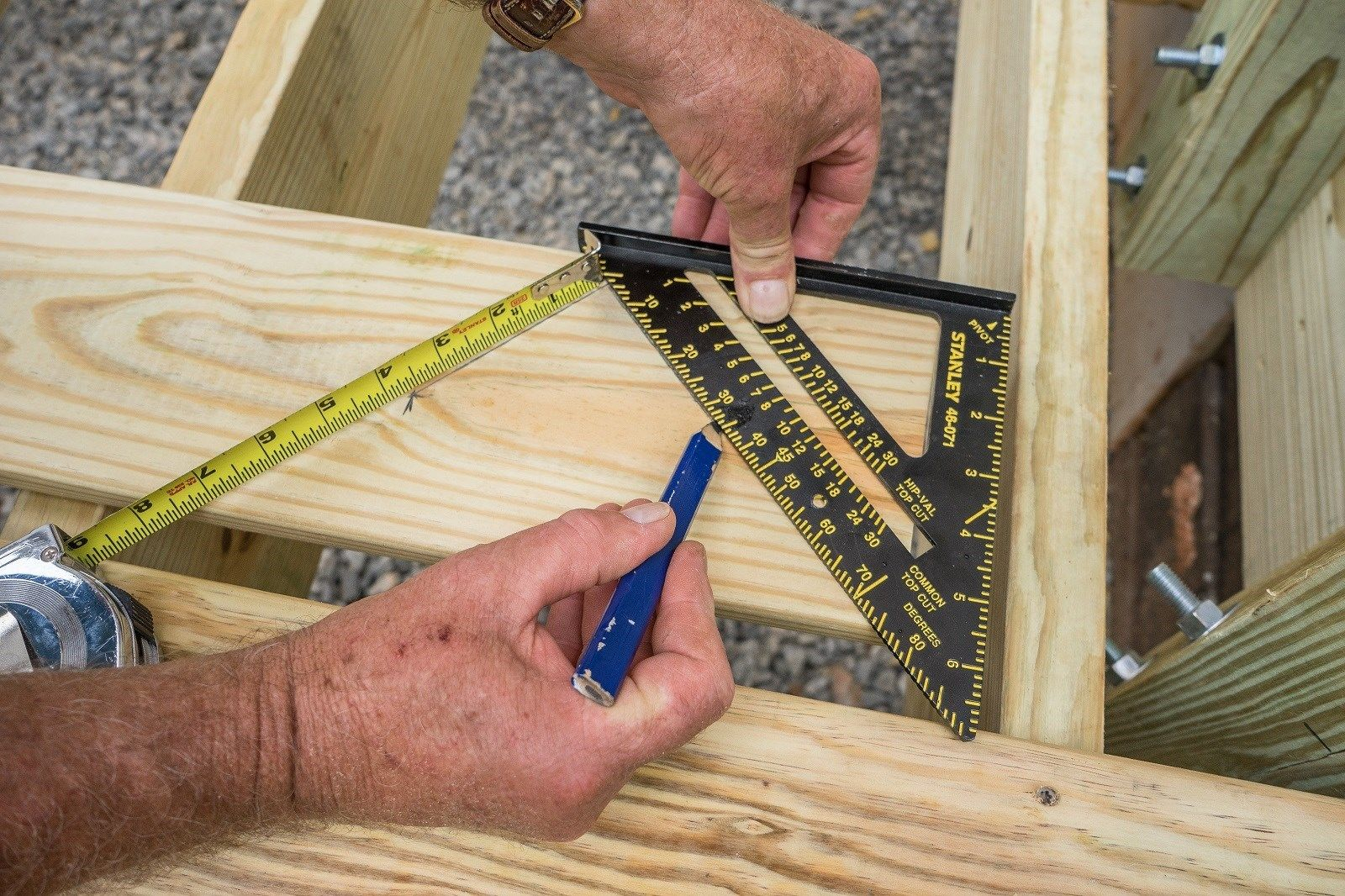 Notching Decking Around Posts Decks for size 1600 X 1066