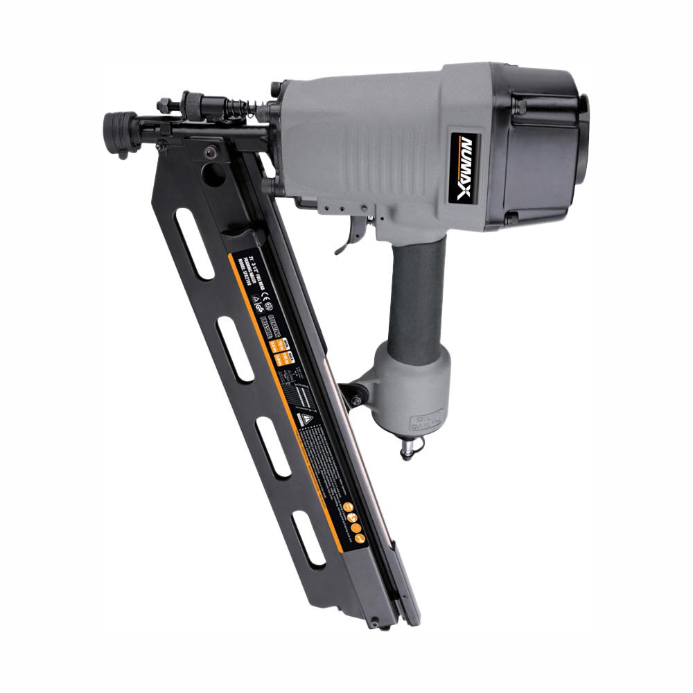 Numax Pneumatic 21 Degree 3 12 In Full Head Strip Framing Nailer intended for proportions 1000 X 1000