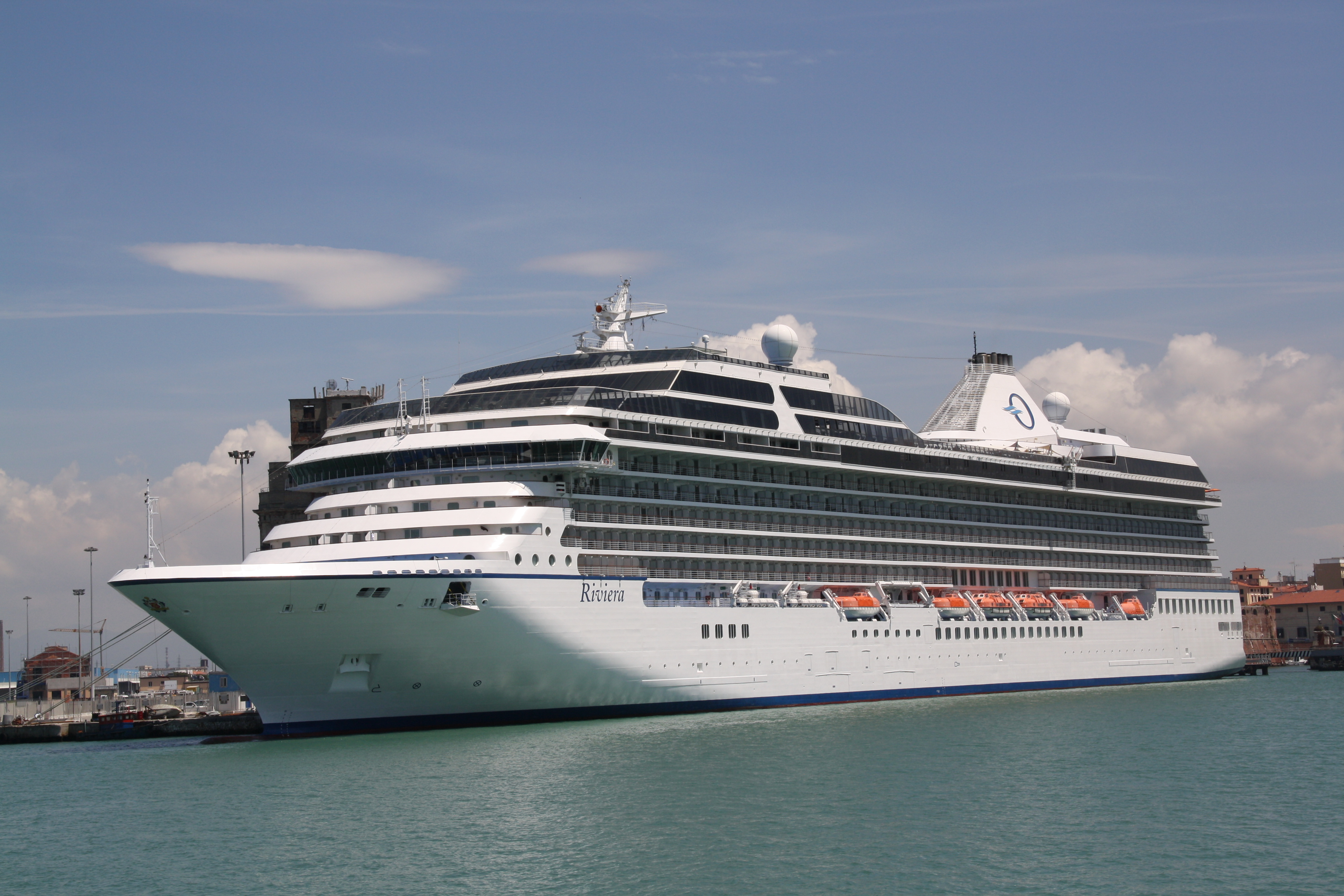 Oceania Riveria Cruise Ship Profile for dimensions 3888 X 2592