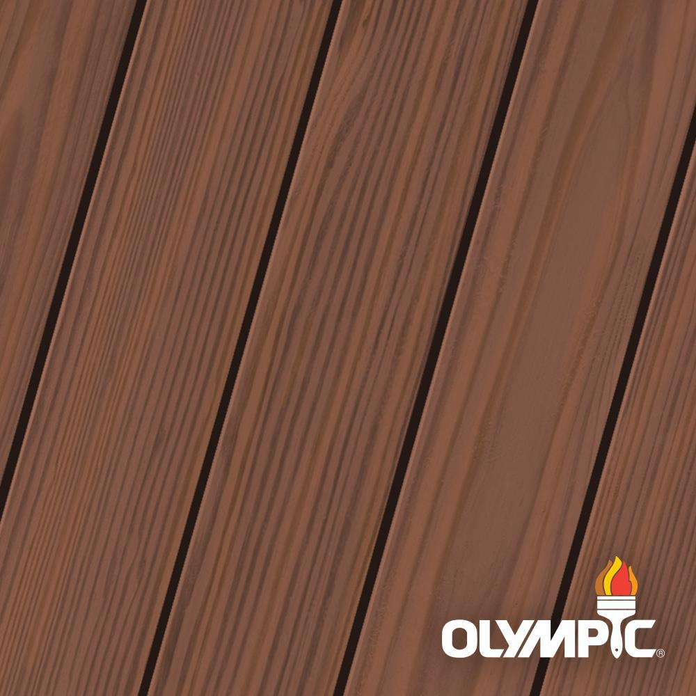 Olympic Maximum 1 Gal Dark Mahogany Semi Transparent Exterior Stain intended for dimensions 1000 X 1000