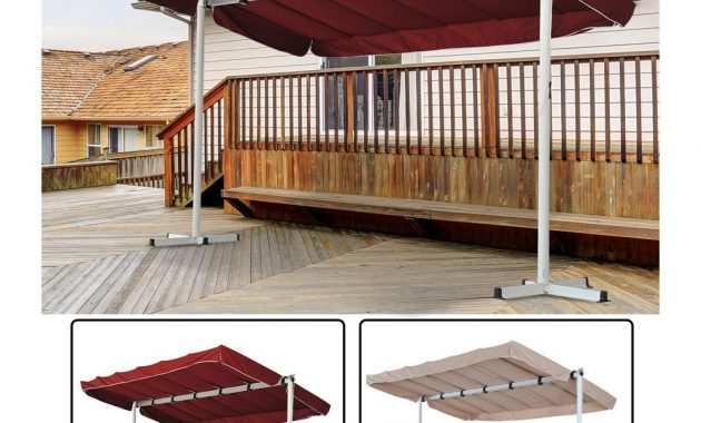 Outdoor Free Standing Awning Patio Canopy Gazebo Shelter Sun Shade with regard to size 1000 X 1000