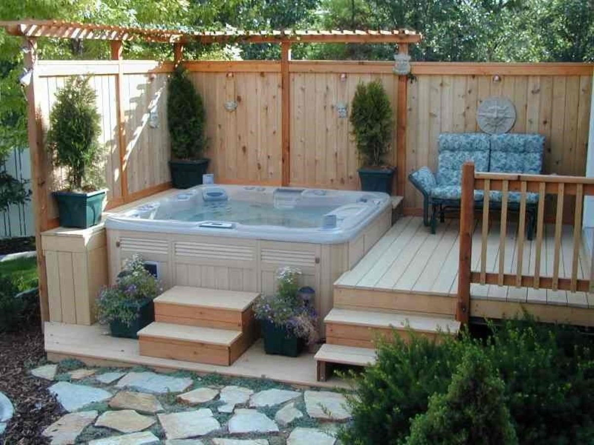 Outdoor Jacuzzi Ideas Swimming Pool Ideas Tips Hot Tub throughout sizing 1203 X 902