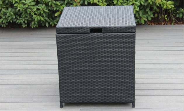 Outdoor Patio Wicker Furniture Cushion Storage Bin Deck Box regarding measurements 1200 X 798