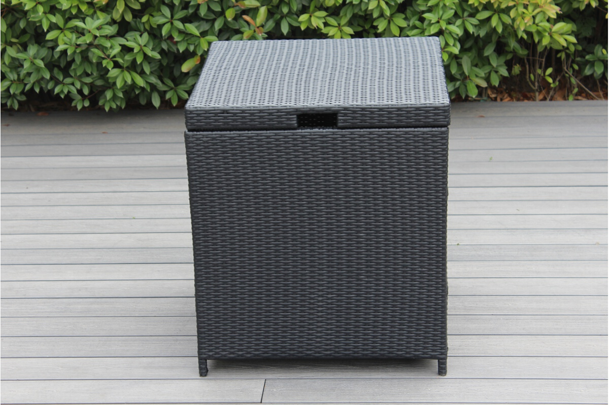 Outdoor Patio Wicker Furniture Cushion Storage Bin Deck Box regarding measurements 1200 X 798