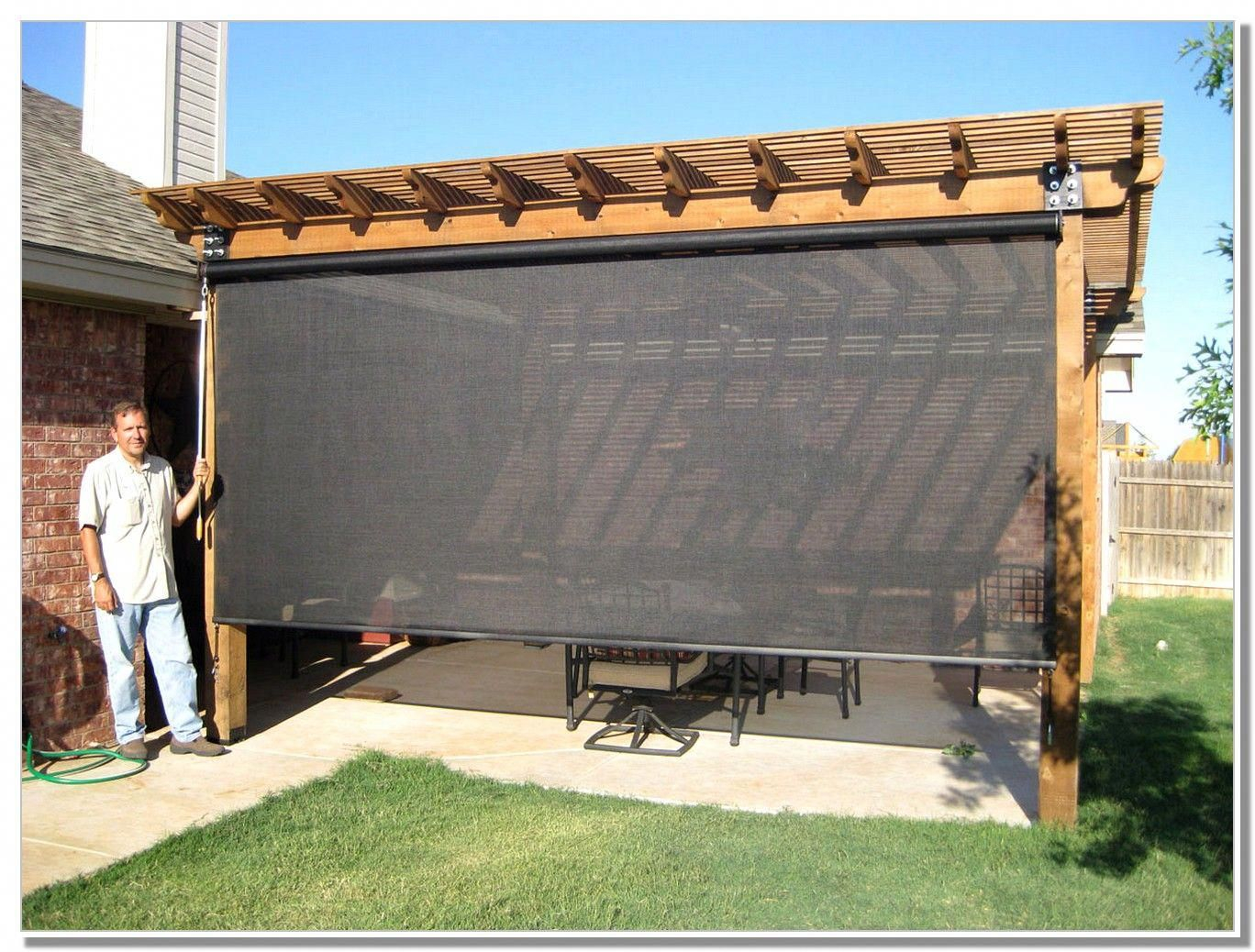 Outdoor Patio Wind Blockers Backyard Ideascatiosplantsgarden intended for size 1368 X 1038