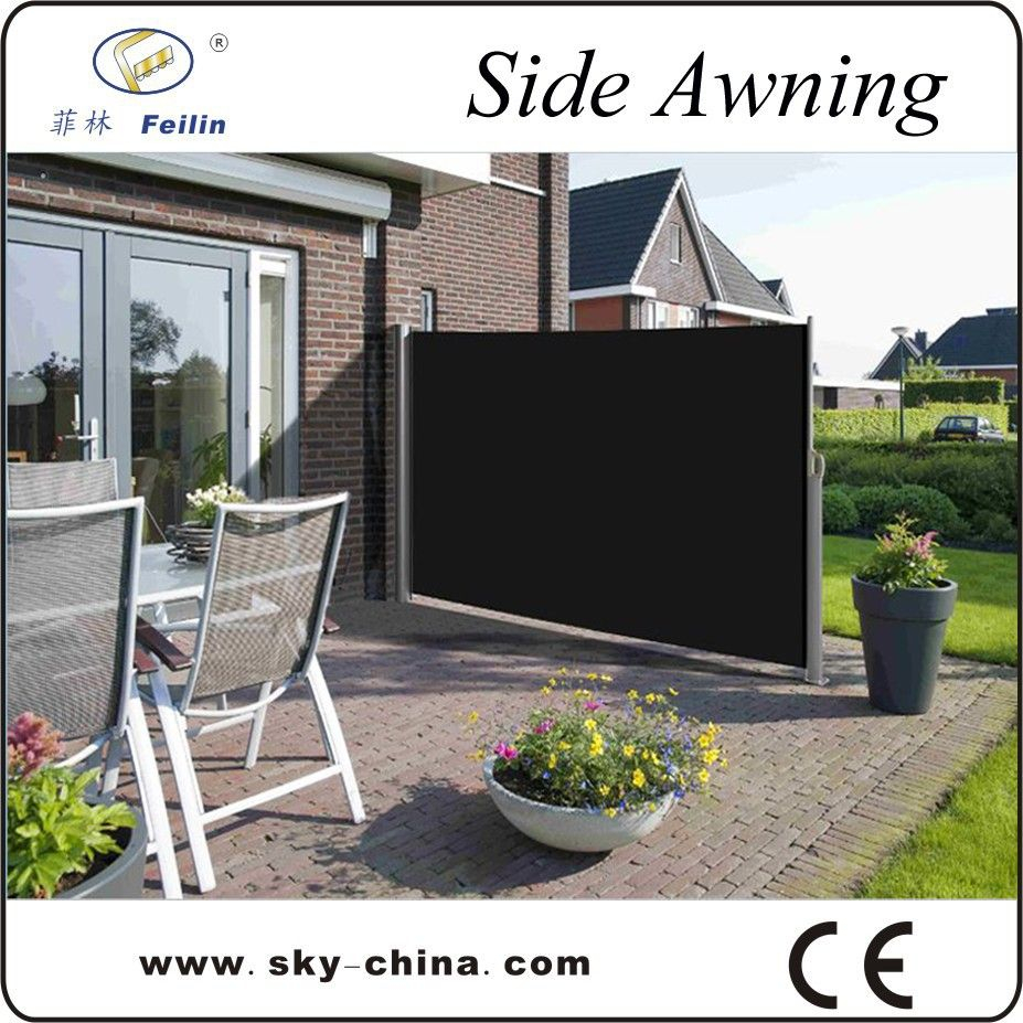 Outdoor Retractable Wind Screen Side Awning For Balcony View Awning pertaining to size 927 X 927