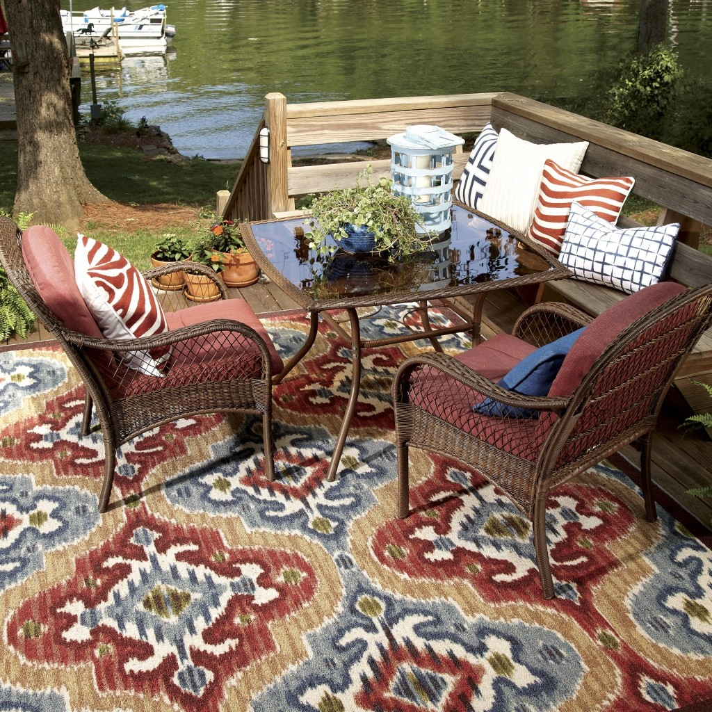 Outdoor Rug On Wooden Deck Area Rug Ideas intended for proportions 1024 X 1024