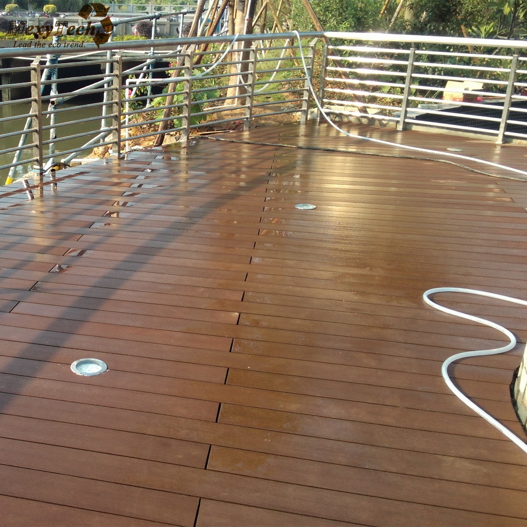 Outdoor Wpc Parquet Engineered Solid Wood Composite Decking Flooring with regard to measurements 1800 X 1800