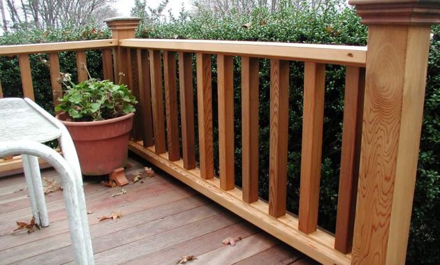 Outside Wooden Deck Railing Ways To Covering A Splintering Deck intended for sizing 1024 X 768