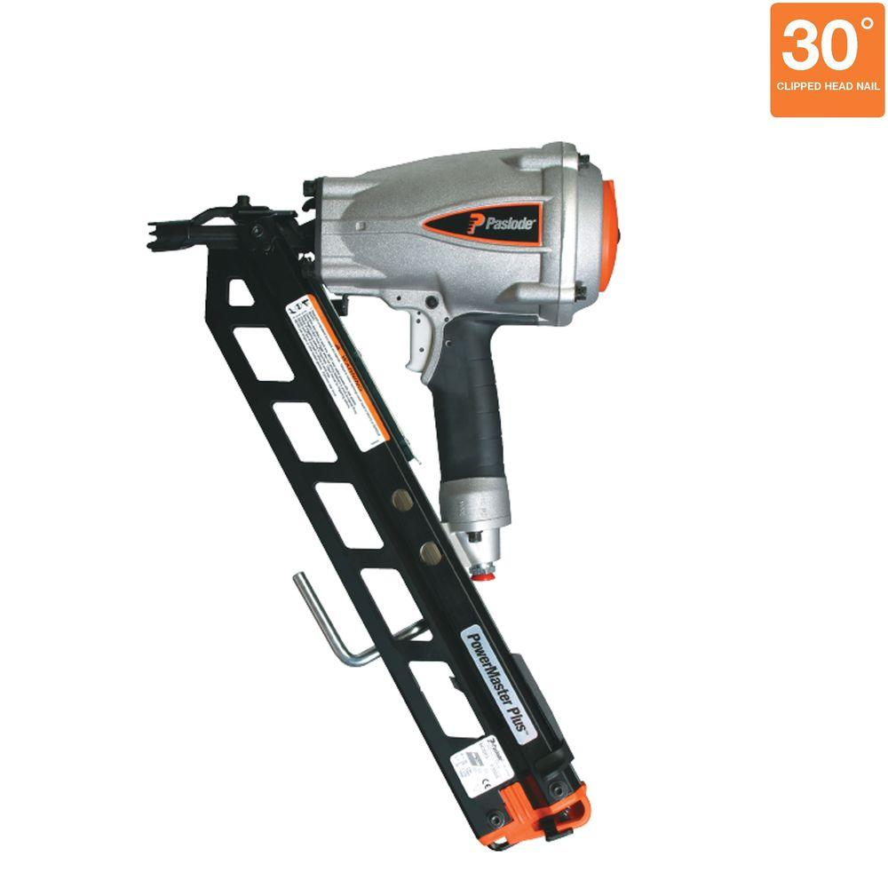 Paslode Pneumatic 3 12 In 30 Powermaster Plus Clipped Head throughout proportions 1000 X 1000