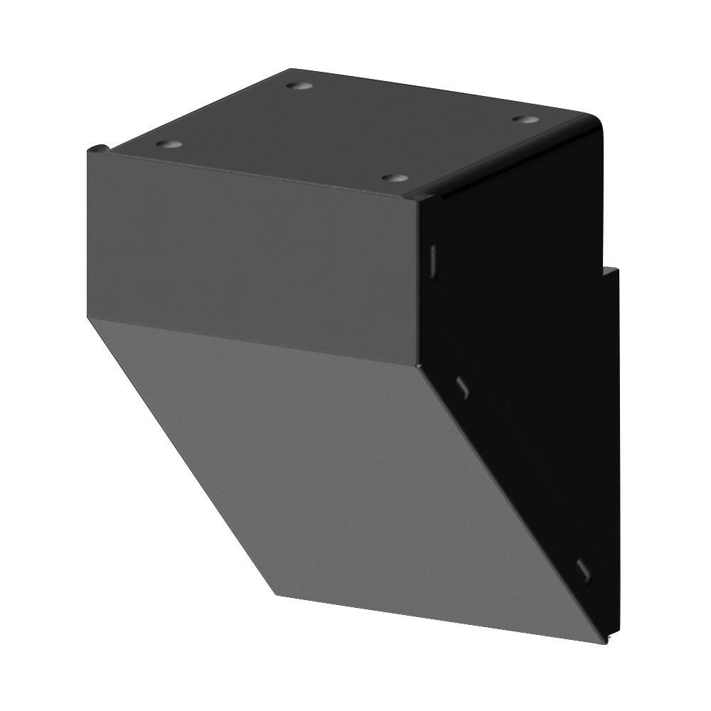 Peak Aluminum Railing Black Midendstair Fascia Mount Bracket 50971 in measurements 1000 X 1000