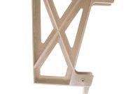 Peak Products Plastic Deck Bench Bracket In Redwood 2602 The Home with proportions 1000 X 1000