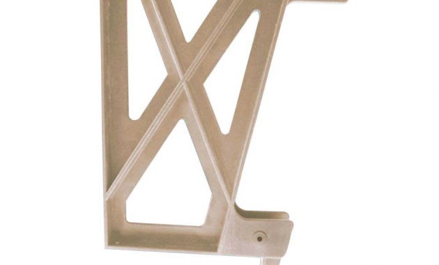 Peak Products Plastic Deck Bench Bracket In Redwood 2602 The Home with proportions 1000 X 1000