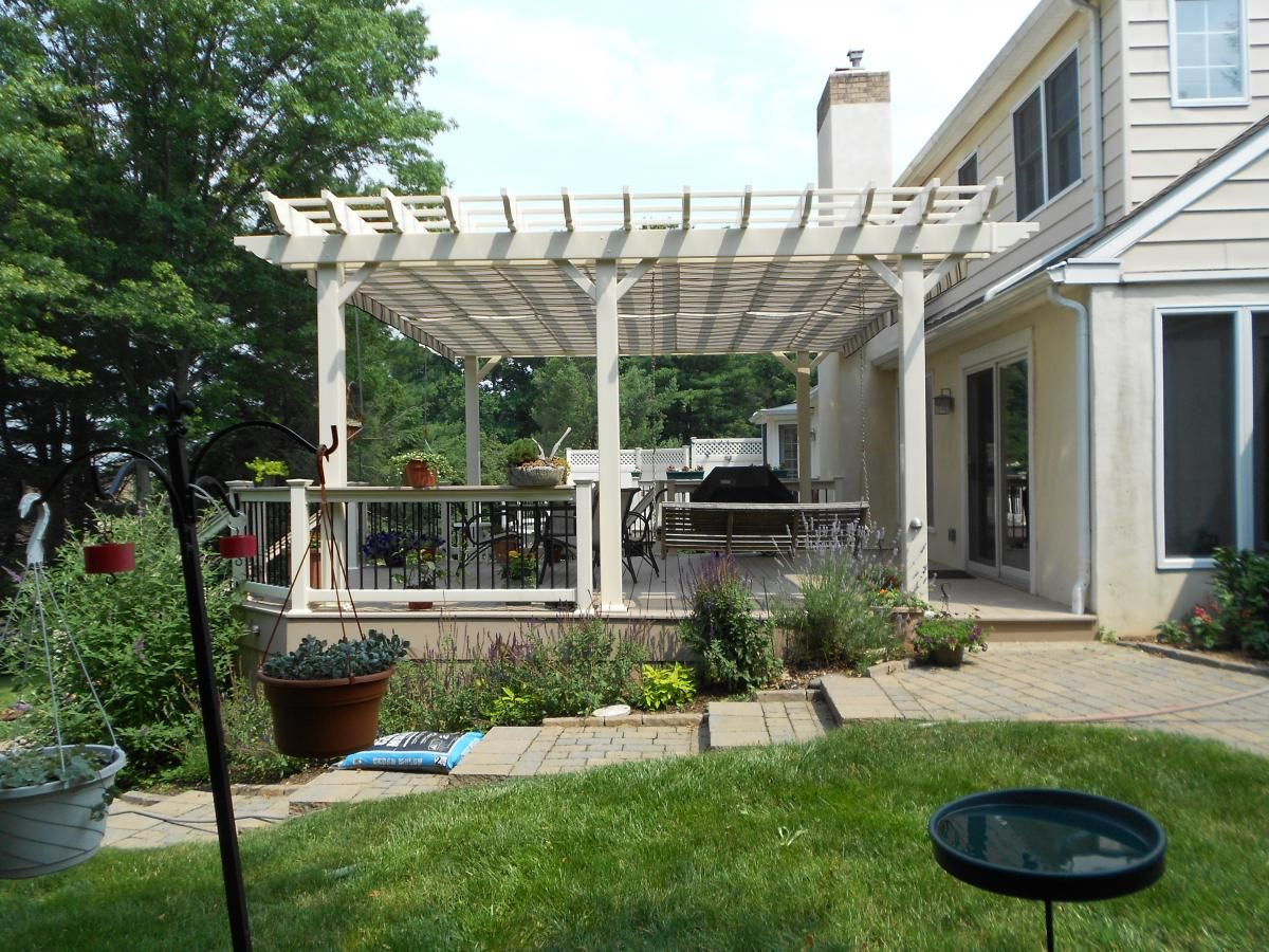 Pergolascanopies Deck With Pergolas Lancaster Chester County with proportions 1200 X 900