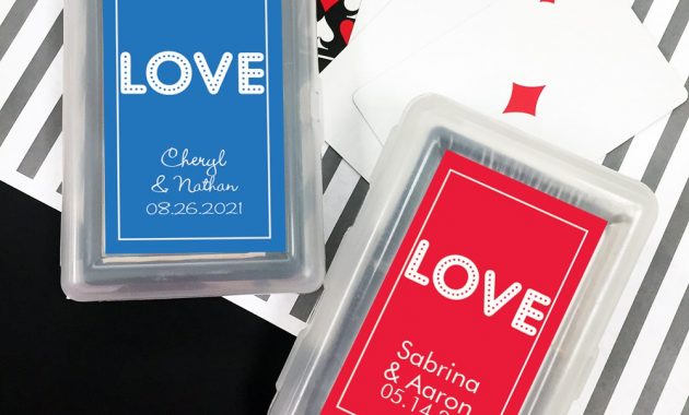 Personalized Playing Card Sets Wedding Playing Cards Deck Of inside dimensions 1000 X 1000